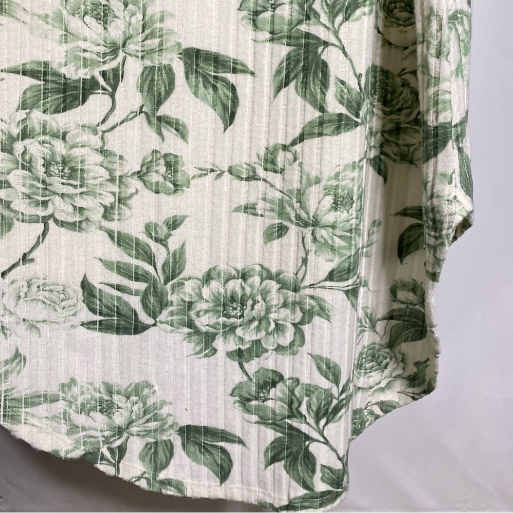 Chaser Floral Ribbed Racerback Midi Dress — S - Picture 7 of 7